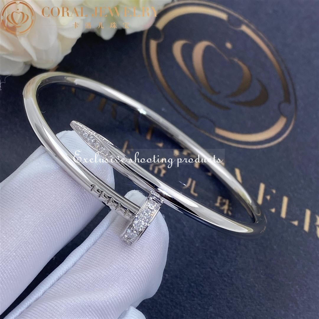 Cartier Juste un Clou B6048717 Bracelet White Gold Diamonds 3