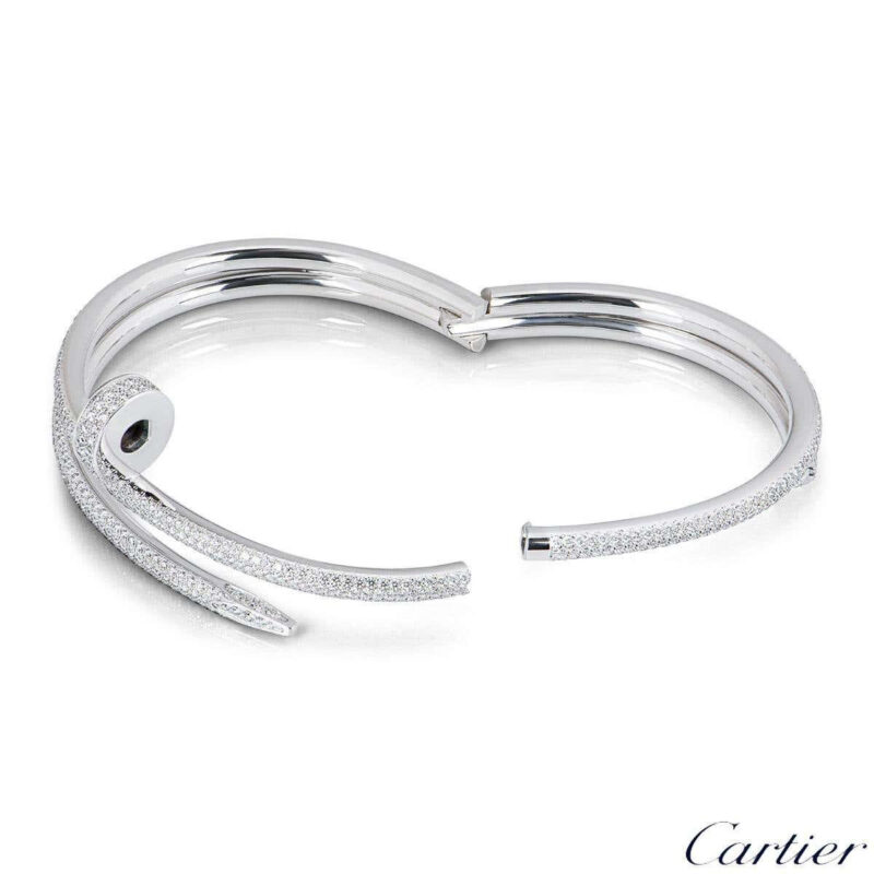 Cartier Juste Un Clou N6708717 Bracelet White Gold Diamonds 2