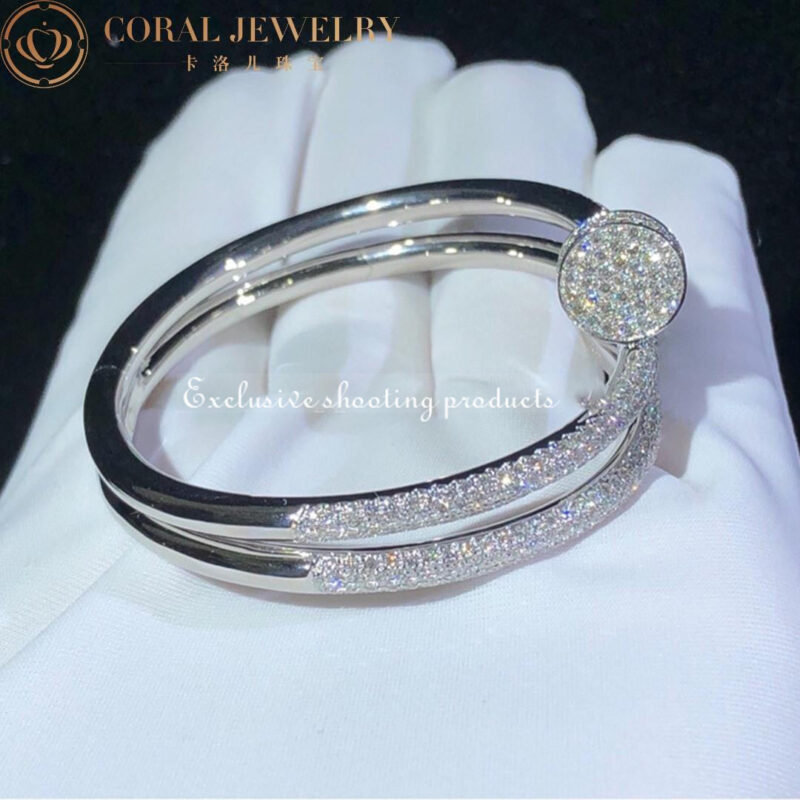 Cartier Juste Un Clou N6708717 Bracelet White Gold Diamonds 10