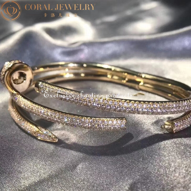 Cartier Juste Un Clou N6708617-YG Bracelet Yellow Gold Diamonds 9