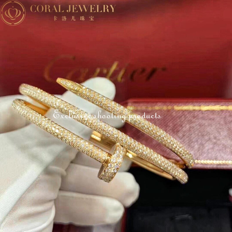 Cartier Juste Un Clou N6708617-YG Bracelet Yellow Gold Diamonds 9