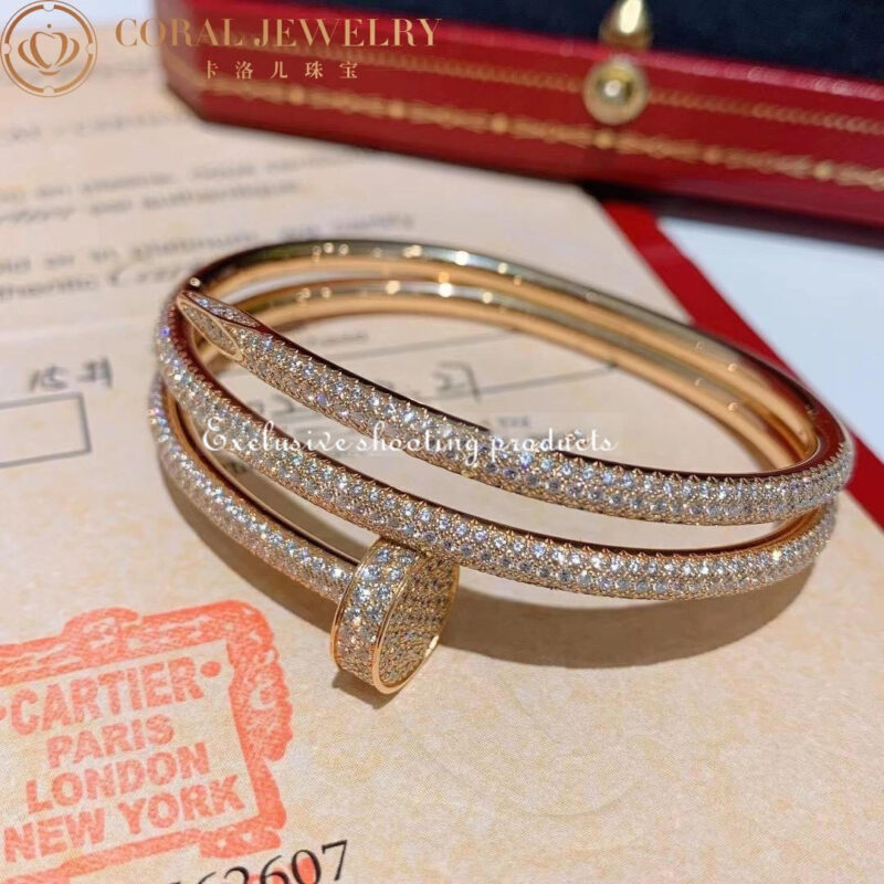 Cartier Juste Un Clou N6708617-YG Bracelet Yellow Gold Diamonds 8