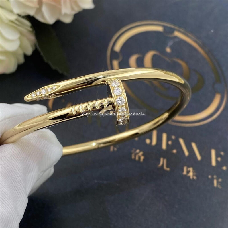 Cartier Juste un Clou B6048617 Bracelet Yellow Gold Diamonds 8