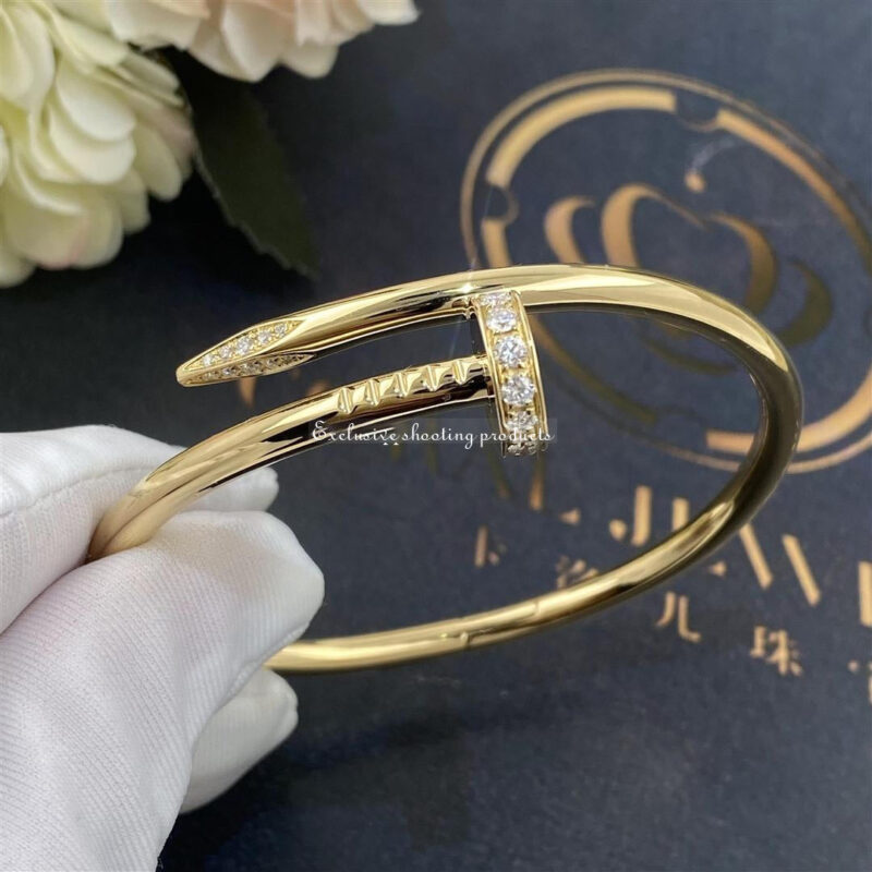 Cartier Juste un Clou B6048617 Bracelet Yellow Gold Diamonds 7
