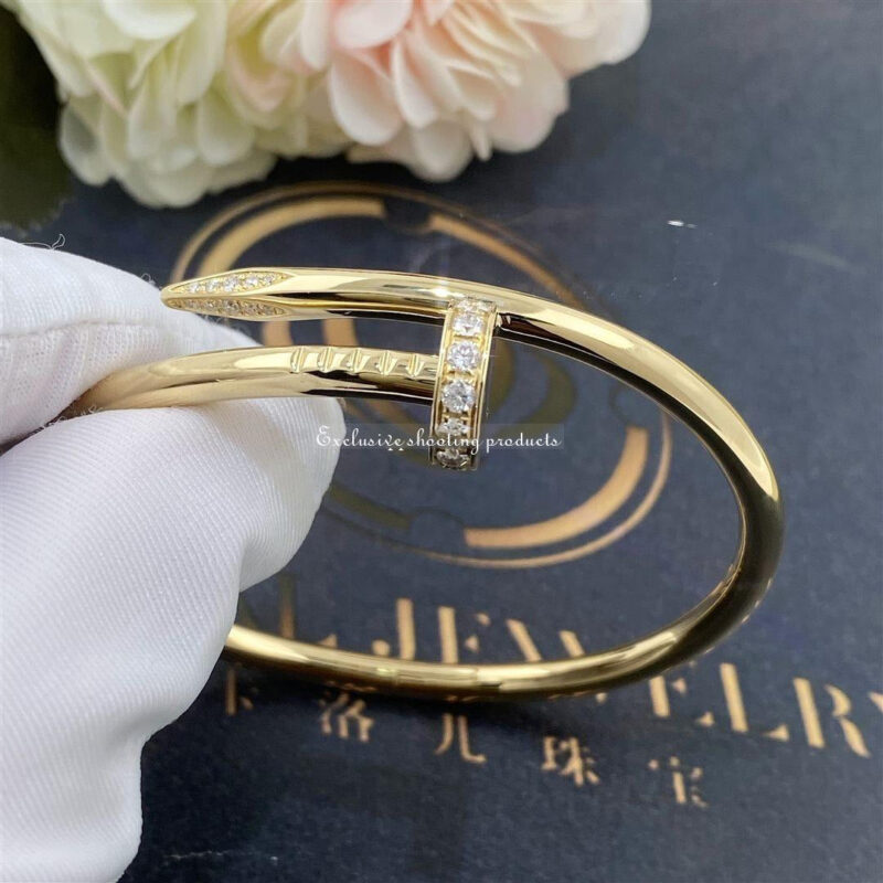 Cartier Juste un Clou B6048617 Bracelet Yellow Gold Diamonds 4