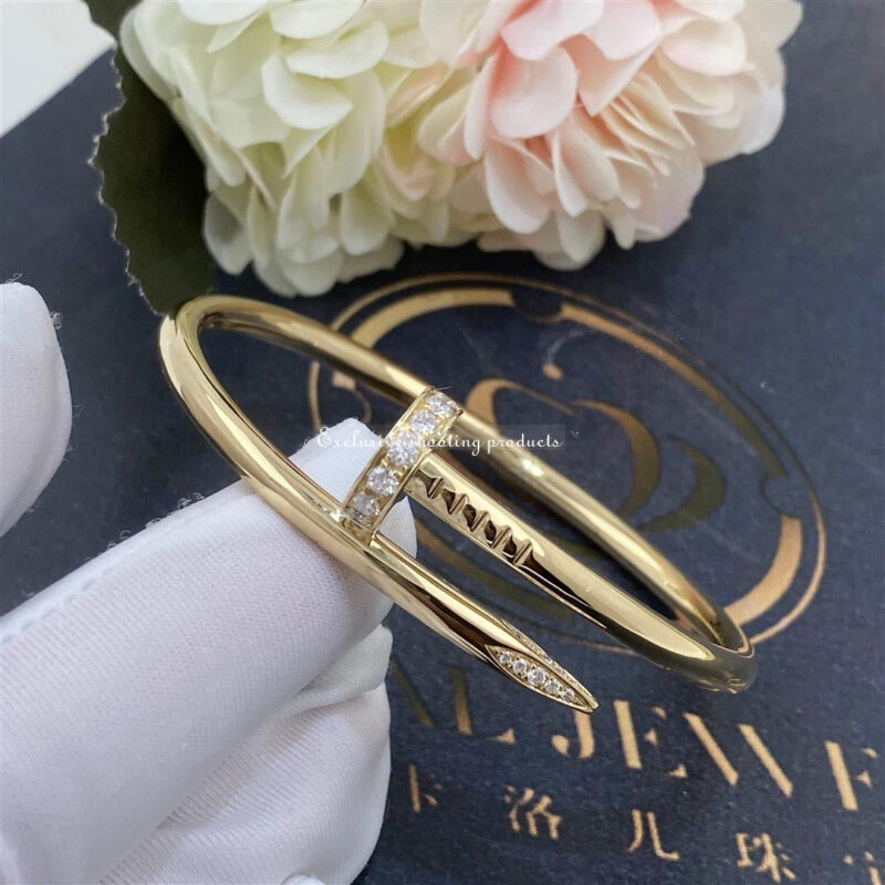Cartier Juste un Clou B6048617 Bracelet Yellow Gold Diamonds 3