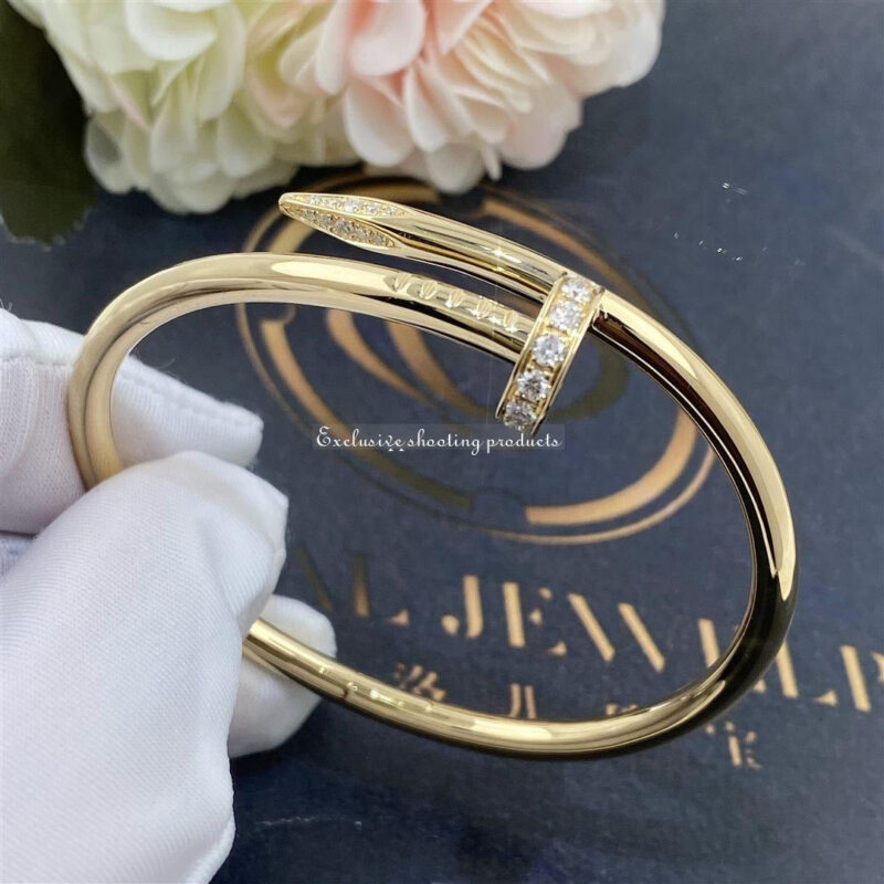 Cartier Juste un Clou B6048617 Bracelet Yellow Gold Diamonds 2