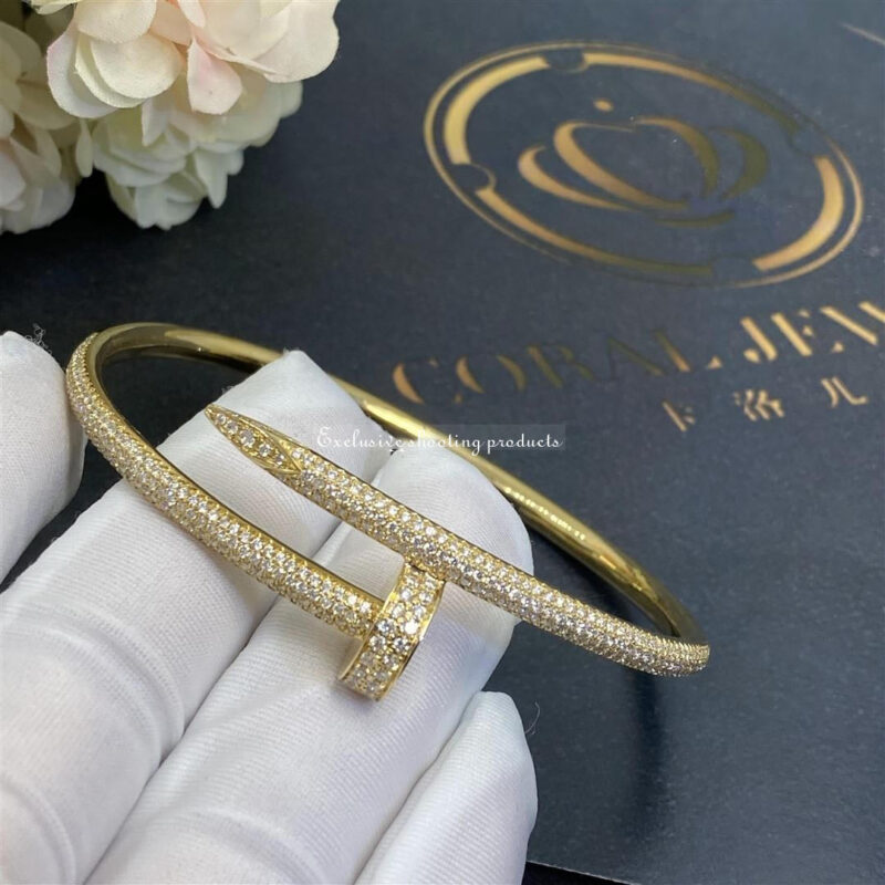 Cartier N6709817 Juste un Clou Bracelet Yellow Gold Diamonds 5