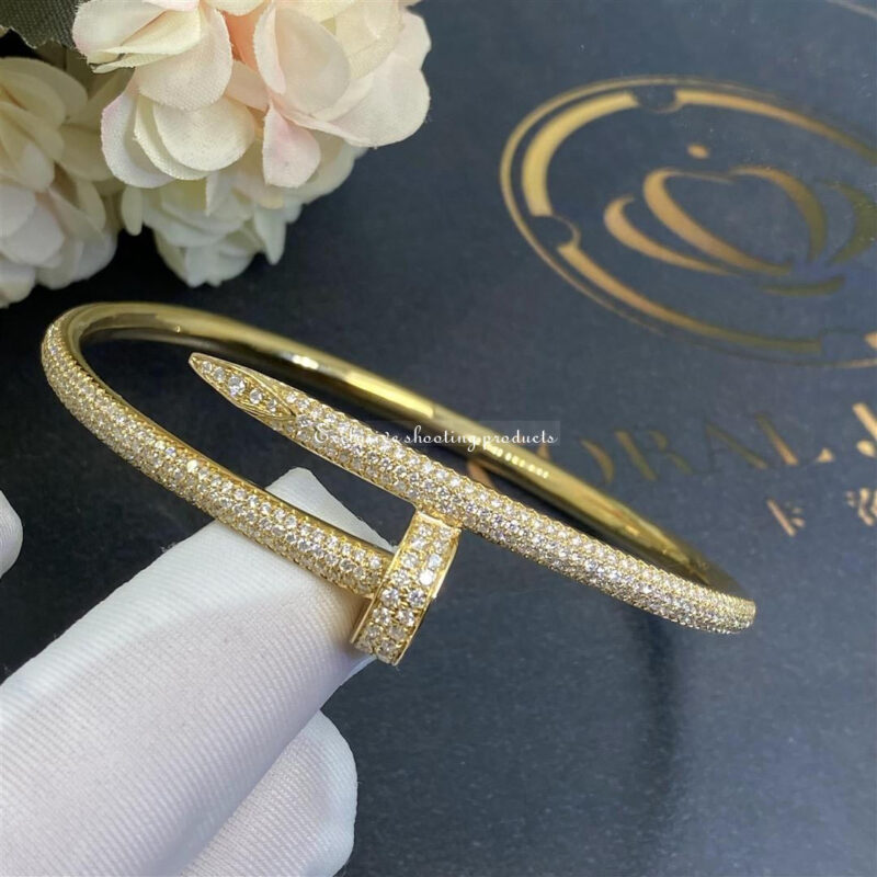 Cartier N6709817 Juste un Clou Bracelet Yellow Gold Diamonds 4