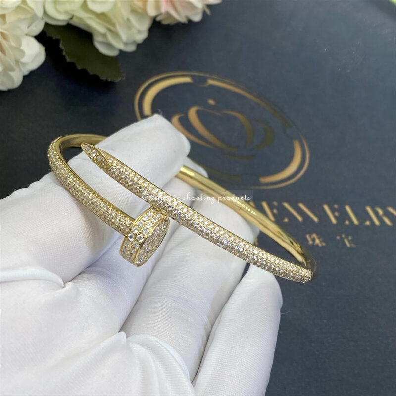 Cartier N6709817 Juste un Clou Bracelet Yellow Gold Diamonds 2
