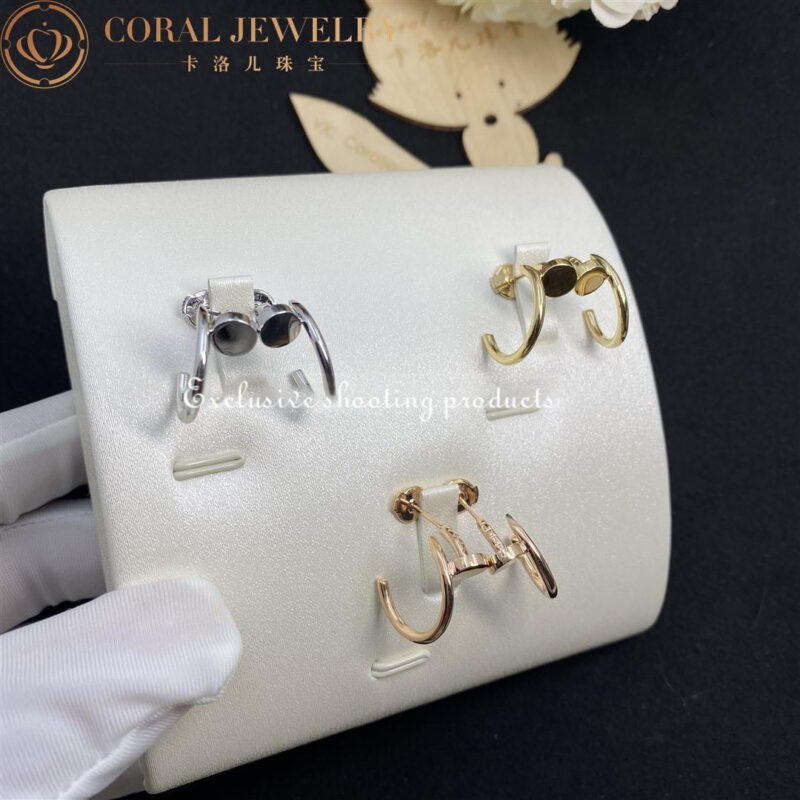 Cartier Juste un Clou B8301235 Earrings White Gold 3