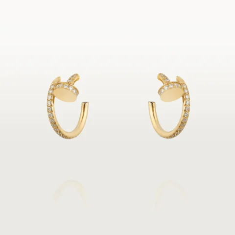 Cartier Juste un Clou Earrings B8301430 Yellow Gold Diamonds 1