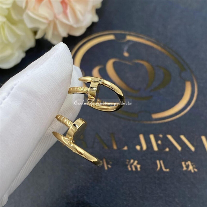 Cartier Juste un Clou B8301235 Earrings Yellow Gold 4