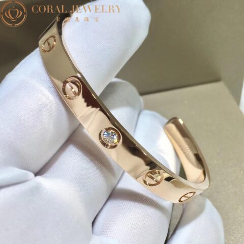 Cartier Love Bracelet B6029917-RG 1 Diamond Pink Gold 6