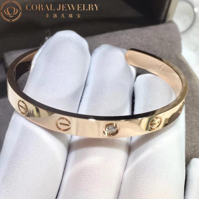 Cartier Love Bracelet B6029917-RG 1 Diamond Pink Gold 4