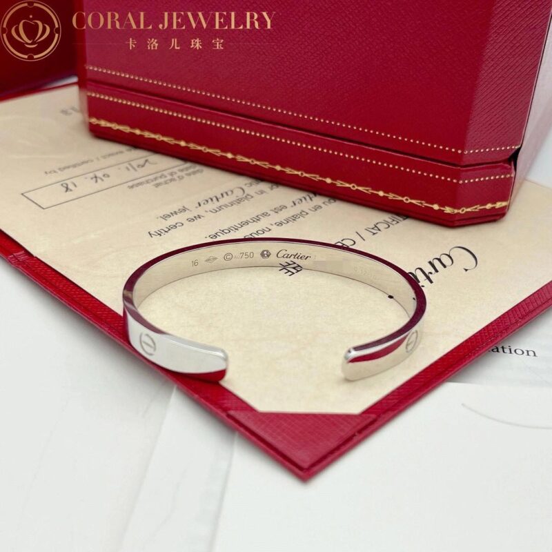 Cartier Love B6029917 Bracelet 1 Diamond White Gold 6