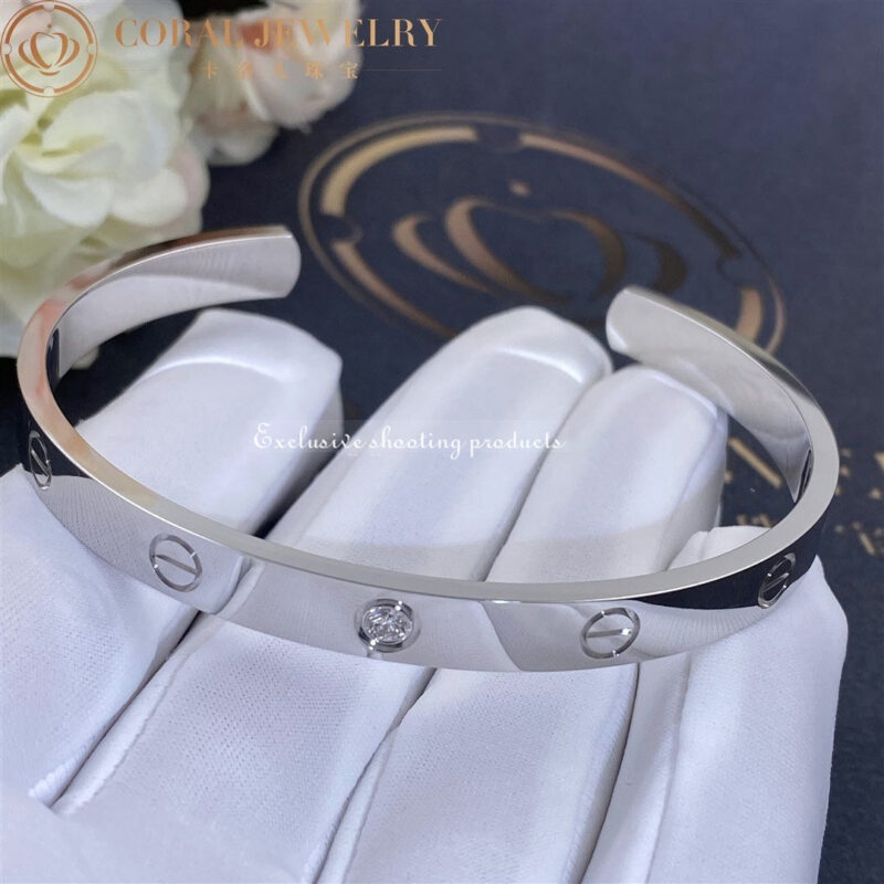 Cartier Love B6029917 Bracelet 1 Diamond White Gold 4