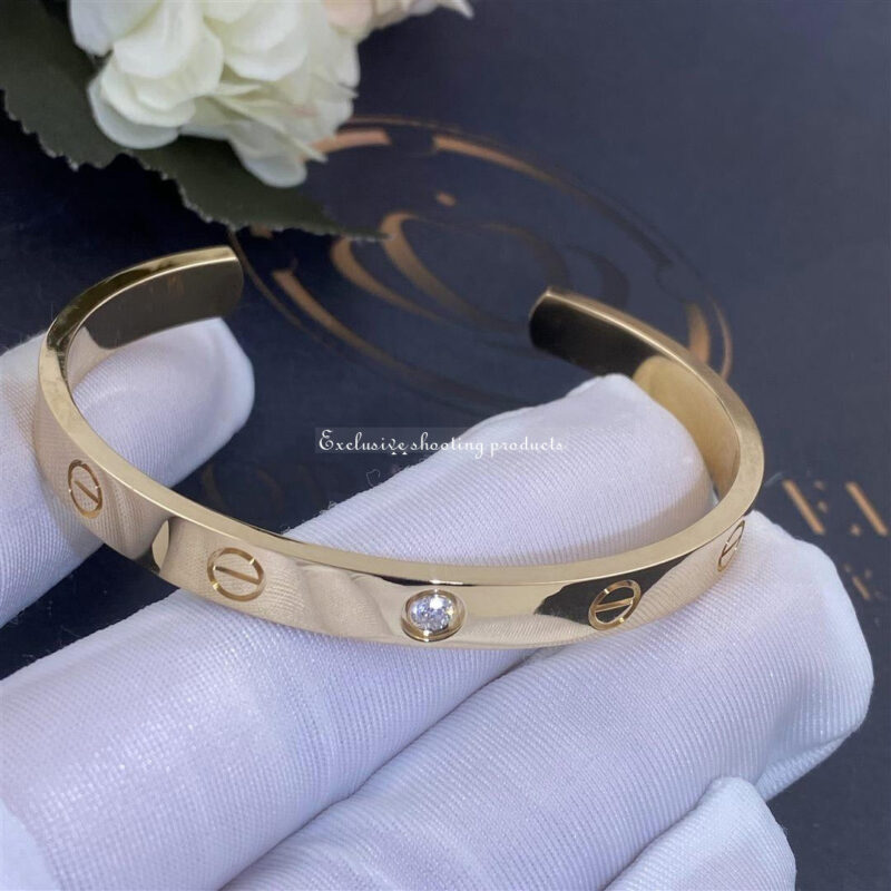 Cartier Love B6029817 Bracelet 1 Diamond Yellow Gold 12
