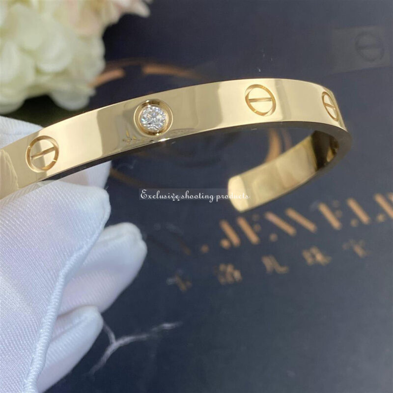 Cartier Love B6029817 Bracelet 1 Diamond Yellow Gold 9