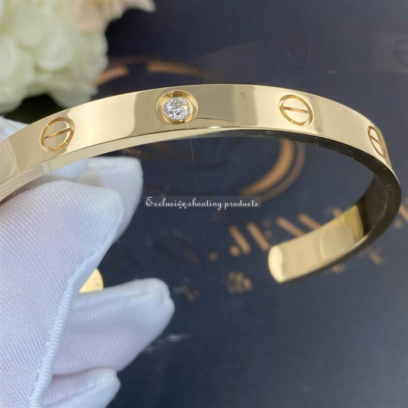 Cartier Love B6029817 Bracelet 1 Diamond Yellow Gold 8