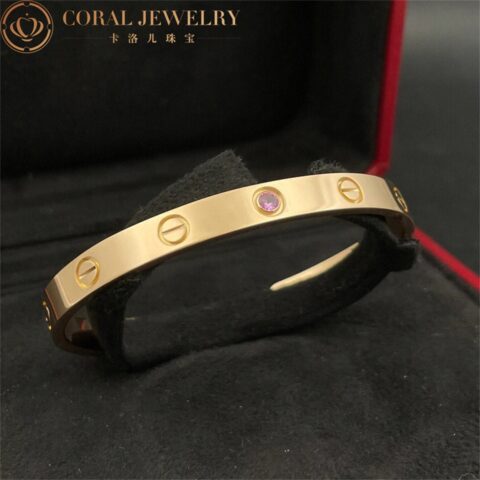 Cartier Love B6030017 Bracelet 1 Pink Sapphire Rose Gold 10