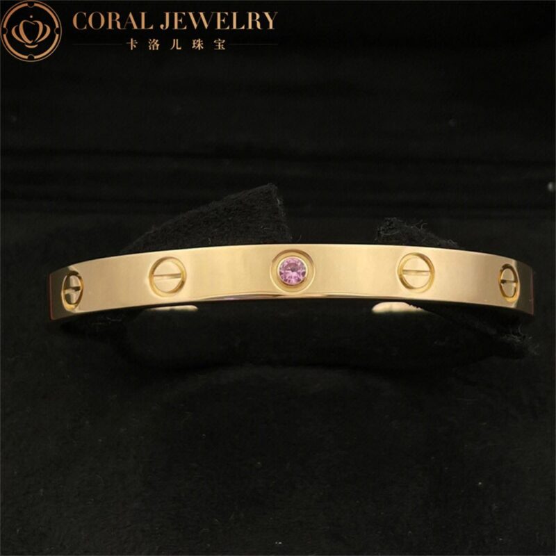 Cartier Love B6030017 Bracelet 1 Pink Sapphire Rose Gold 9