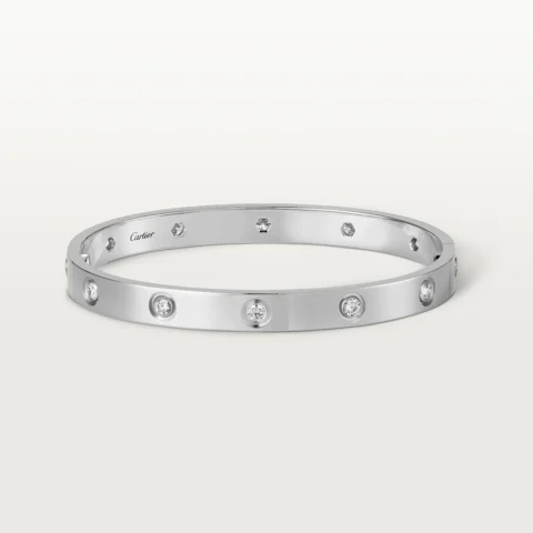Cartier Love B6070417 Bracelet 10 Diamonds White Gold 1