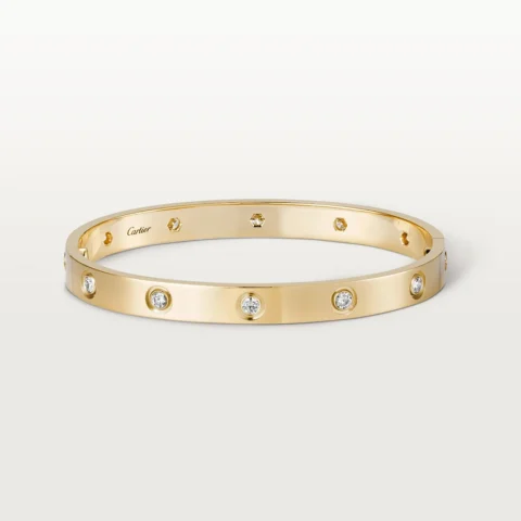 Cartier Love B6070317 Bracelet 10 Diamonds Yellow Gold 1