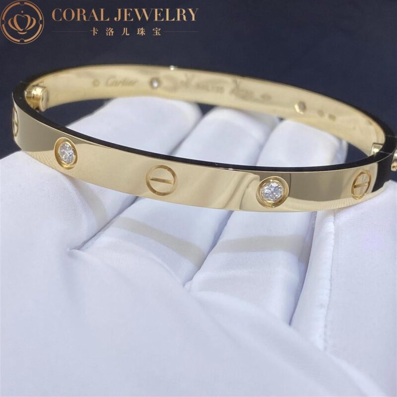 Cartier Love B6070317 Bracelet 10 Diamonds Yellow Gold 3