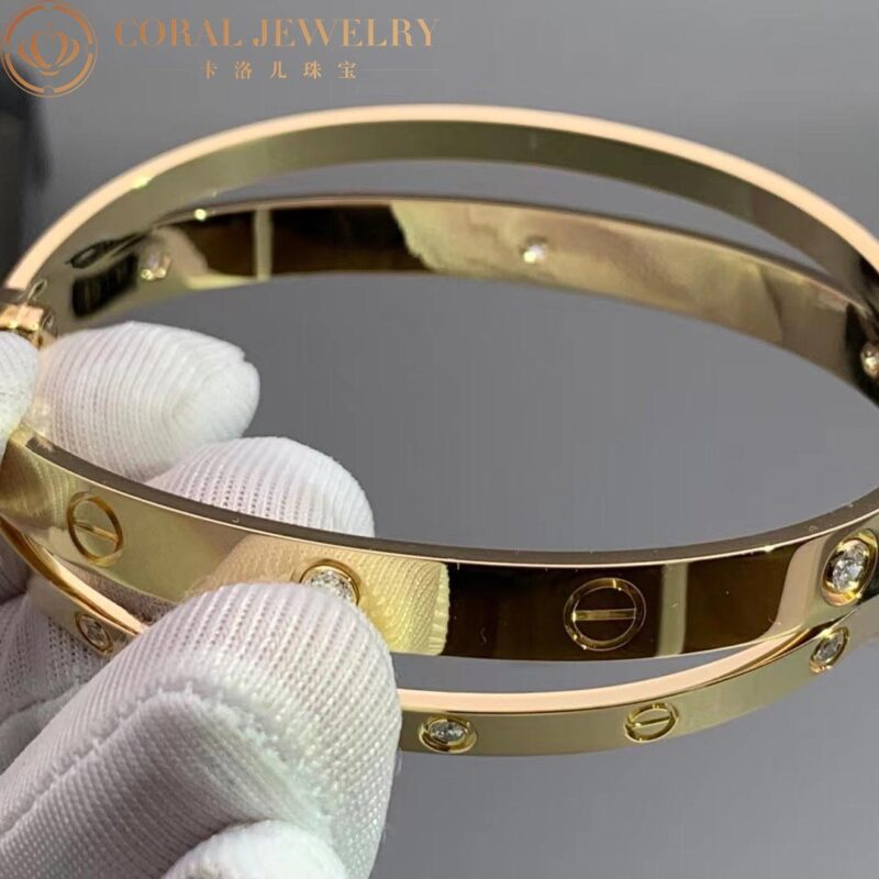 Cartier Love N6709617 Bracelet 12 Diamonds Rose Gold 2