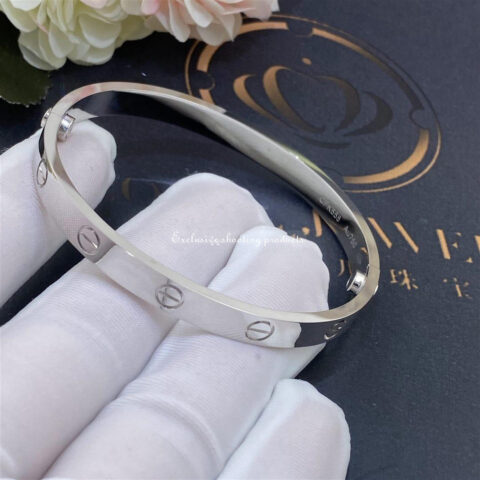 Cartier Love Bracelet B6067617 White Gold 14