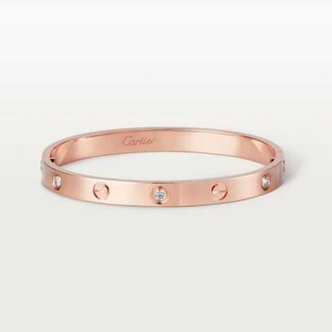 Cartier Love Bracelet B6070217-1 6 Diamonds Rose Gold Design Models 1