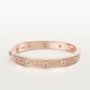 Cartier Love Bracelet N6033602 Diamond-paved Rose Gold 1