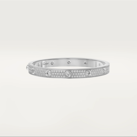 Cartier N6033602 Love Bracelet Diamond-paved White Gold 1