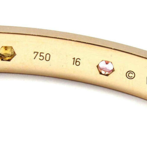 Cartier Love Bracelet B6033416 Multi Gem Yellow Gold 11
