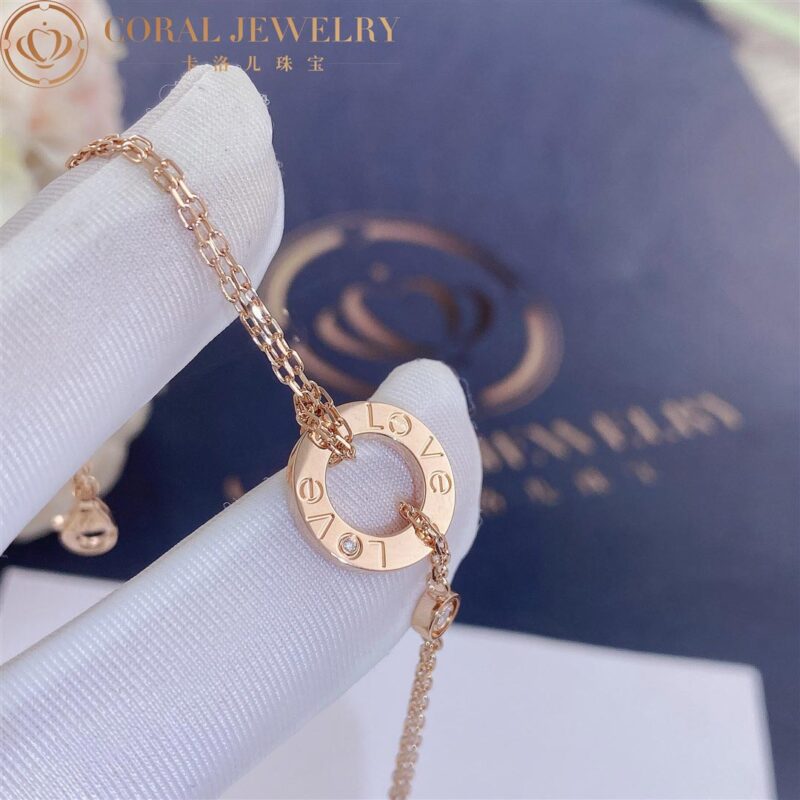 Cartier Love Bracelet B6063600 Rose Gold Diamonds 2