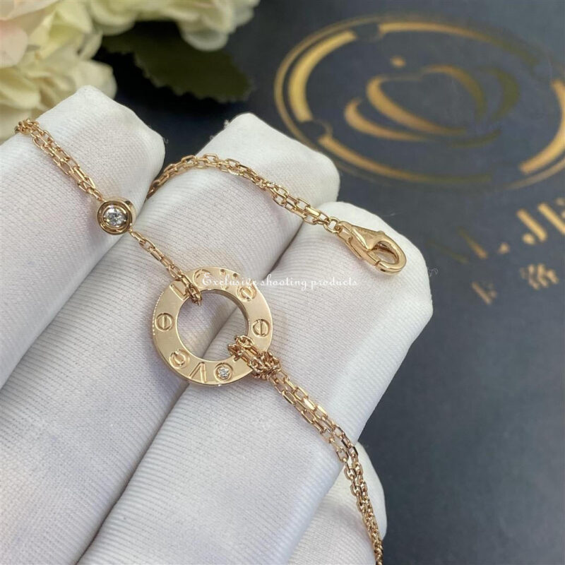 Cartier Love Bracelet B6063600 Rose Gold Diamonds 7