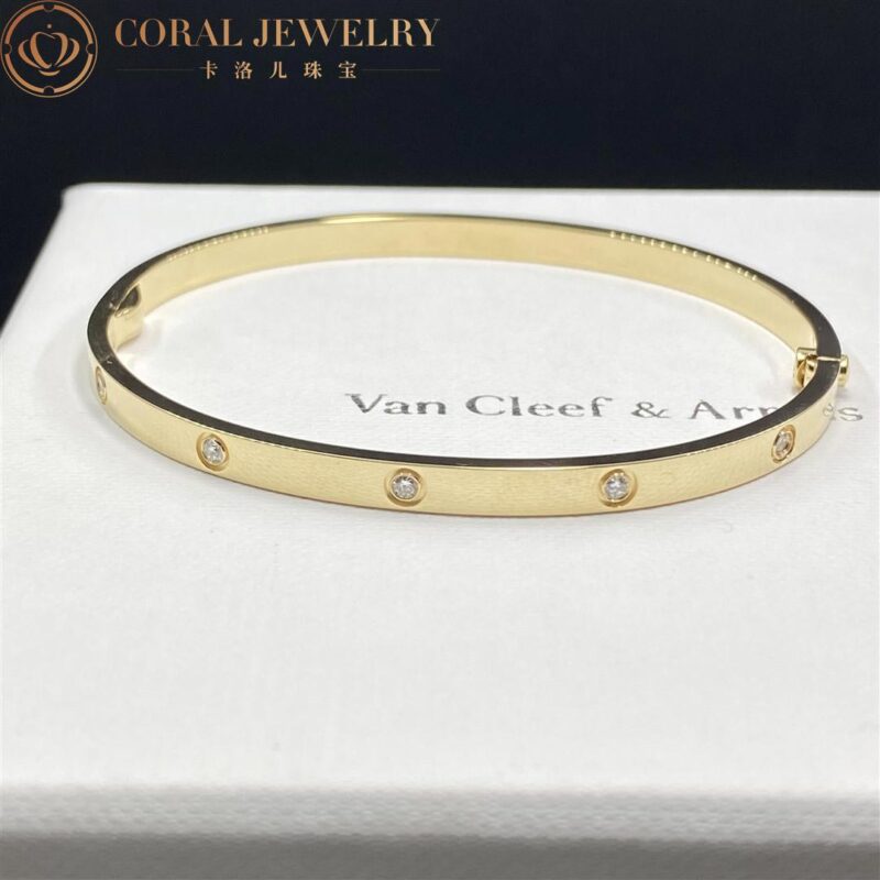 Cartier Love Bracelet B6047817 Small Model 10 Diamonds Yellow Gold 2