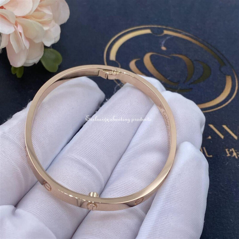 Cartier Love B6047317 Bracelet Small Model Rose Gold 4