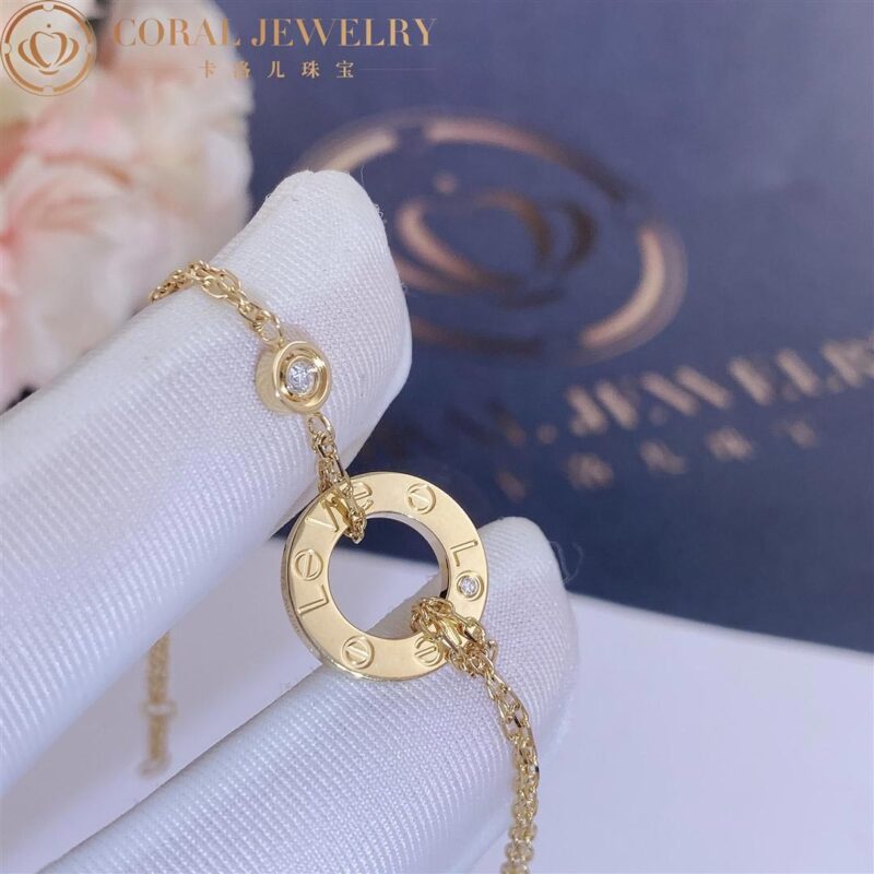 Cartier Love Bracelet B6038300 Yellow Gold Diamonds 4