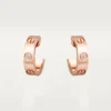 Cartier Love Earrings B8301218 2 Diamonds Rose Gold 1