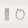 Cartier Love Earrings Diamonds-Paved White Gold 1