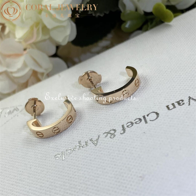 Cartier Love Earrings B8029000 Rose Gold 8