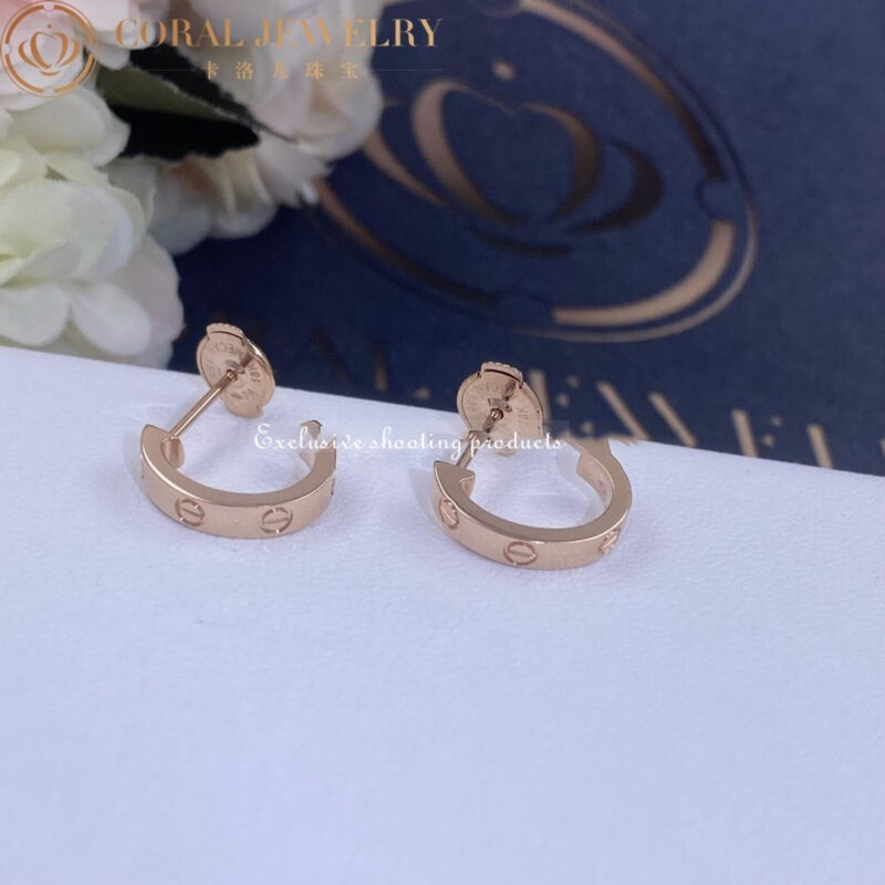 Cartier Love Earrings B8029000 Rose Gold 7