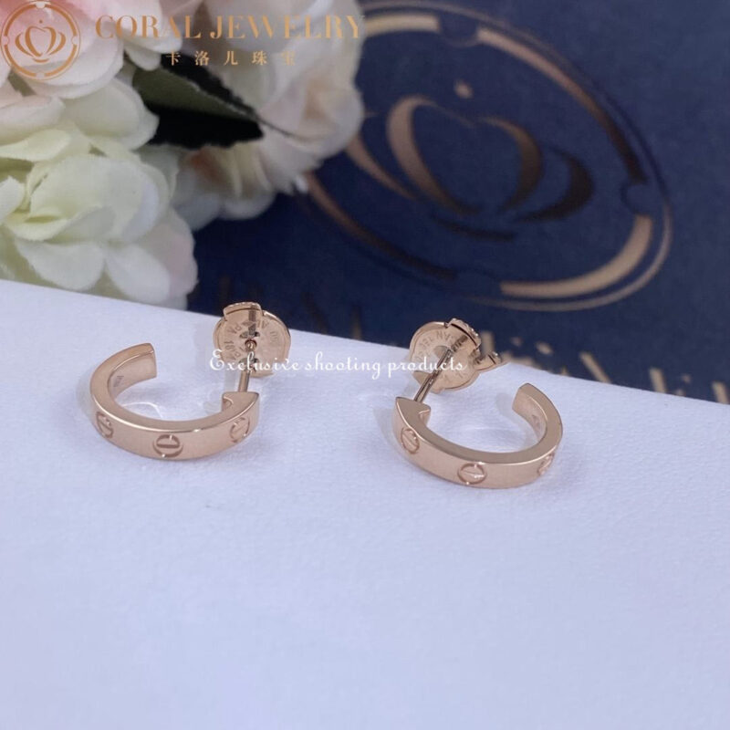 Cartier Love Earrings B8029000 Rose Gold 5