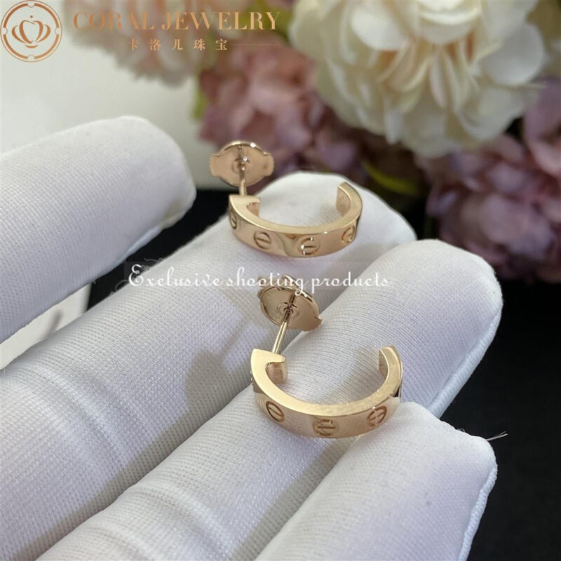 Cartier Love Earrings B8029000 Rose Gold 3