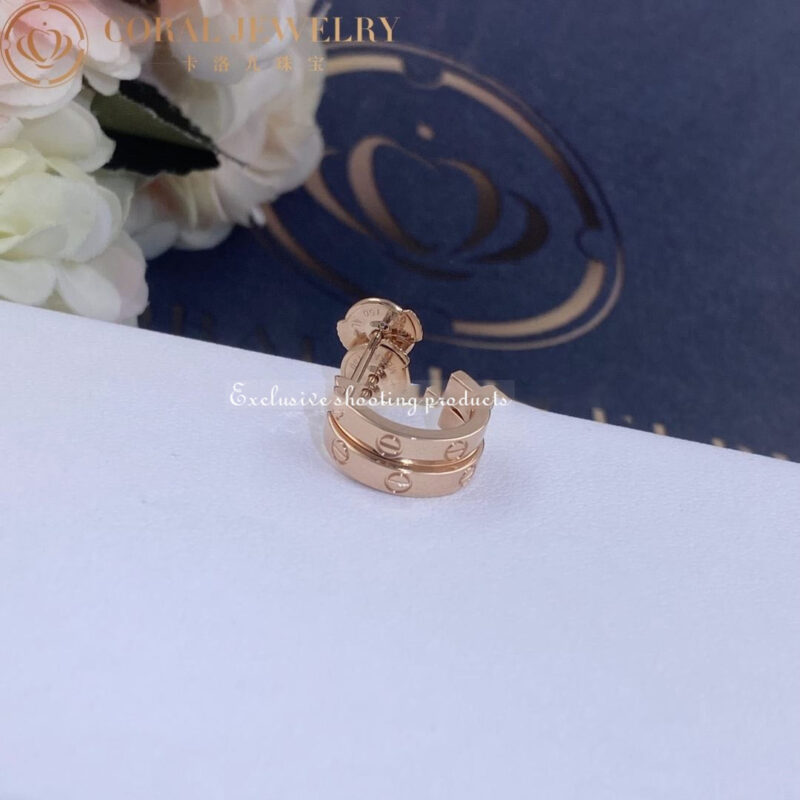 Cartier Love Earrings B8029000 Rose Gold 2