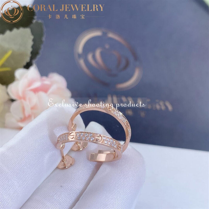 Cartier Love Earrings N8515192 Rose Gold 3