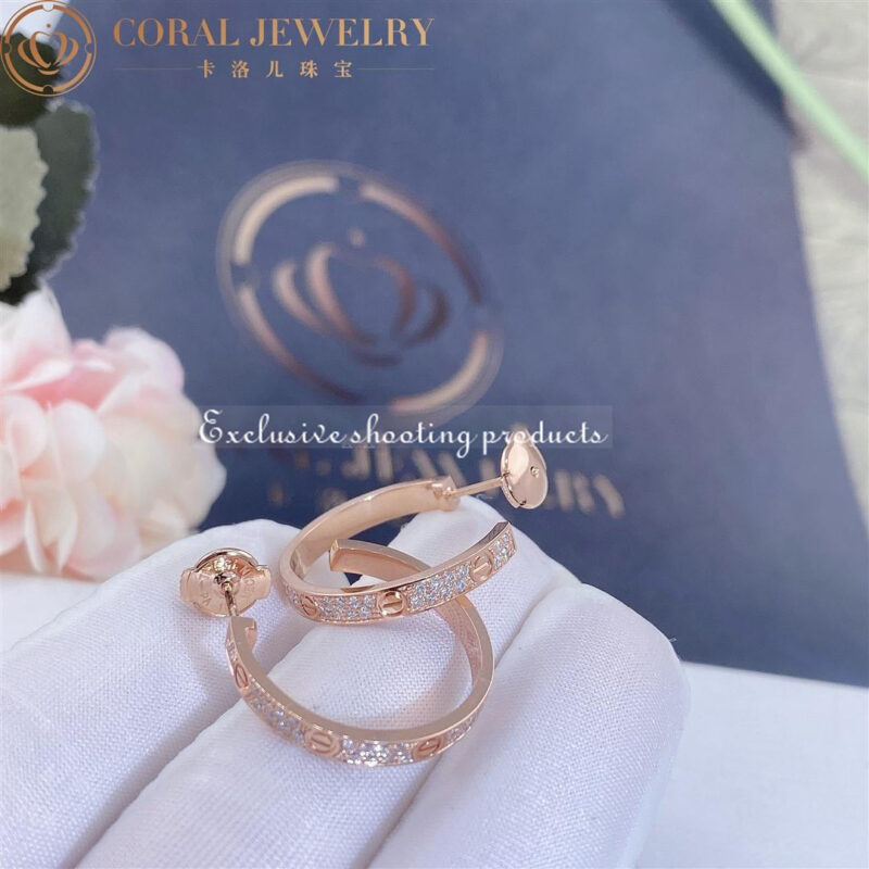 Cartier Love Earrings N8515192 Rose Gold 2