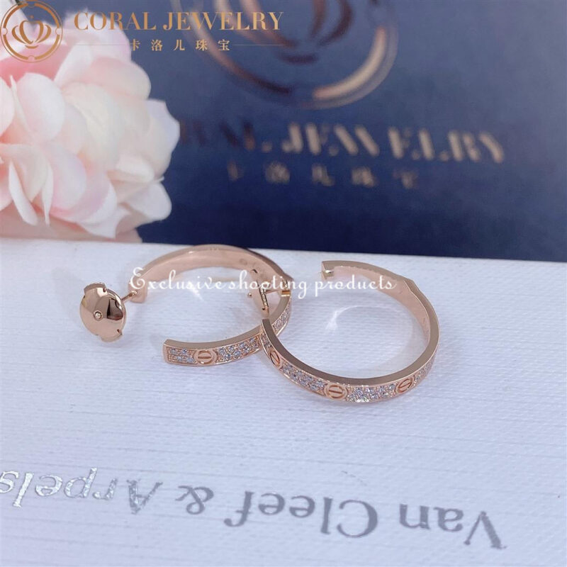 Cartier Love Earrings N8515192 Rose Gold 5